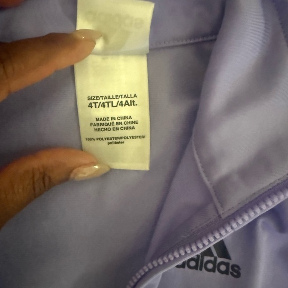 Adidas Lavender Ruffle Jacket - Picture 4 of 5